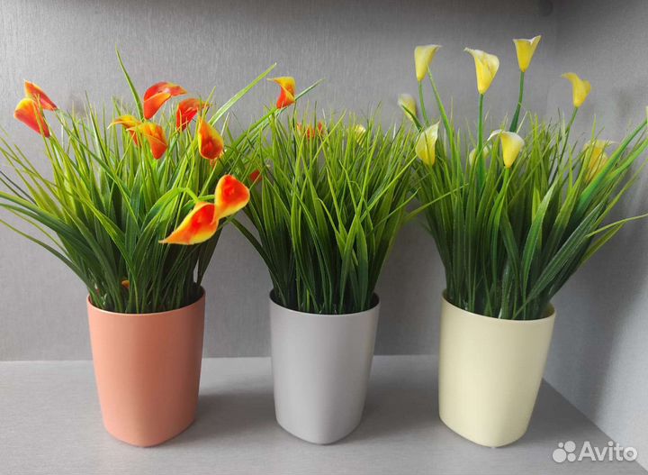 Искусственная зелень, композиции