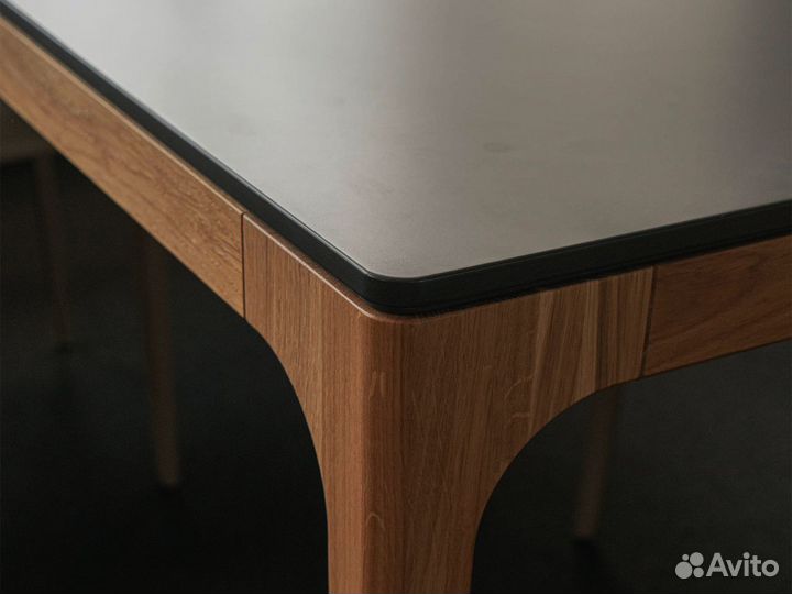 Кухонный дизайнерский стол из массива бука