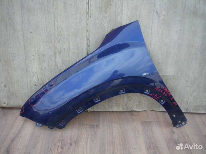 Крыло переднее левое №51 Hyundai Creta 2 2022
