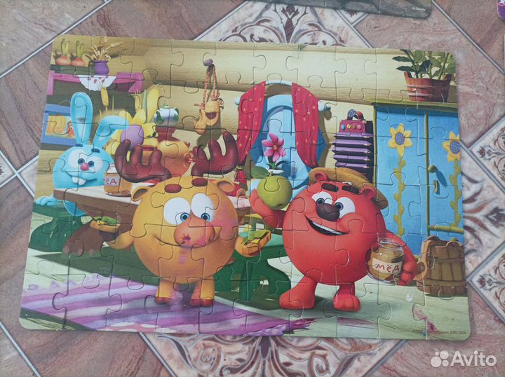 Крупные пазлы