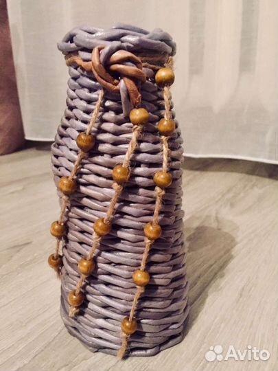 Плетенные вазочки