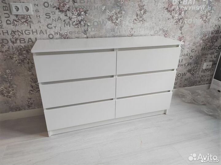Комод 1,38м белый