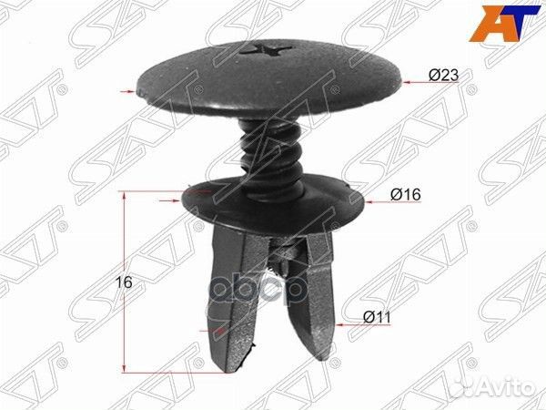 Клипса крепежная VAG (1 шт.) ST-M11246 Sat