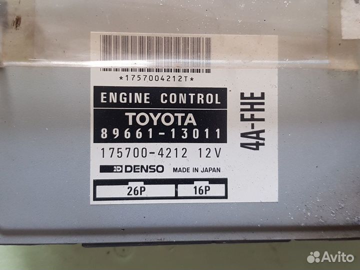 Блок управления двигателем Toyota