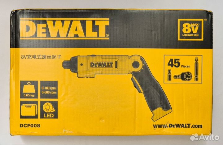 Гироскопическая отвертка DeWalt DCF008 (Новая)