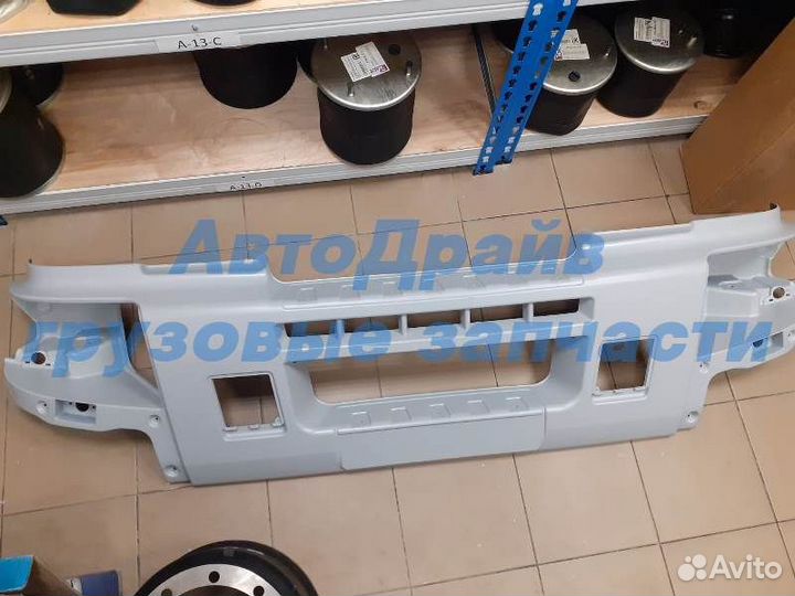 Бампер Рено Премиум передний серый