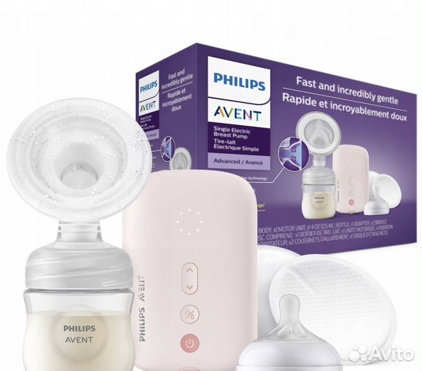 Молокоотсос avent электрический