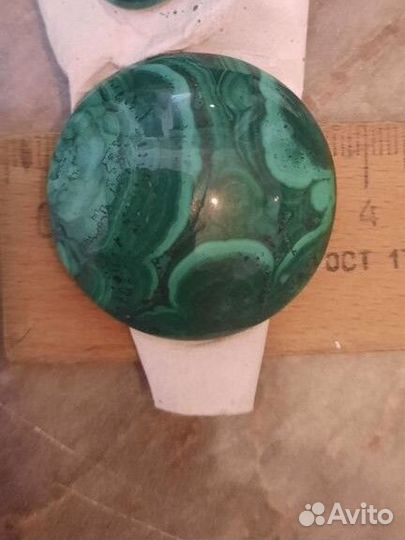 Малахит комплект камней