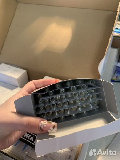 Тату машинка с иглами и наконечниками, набор