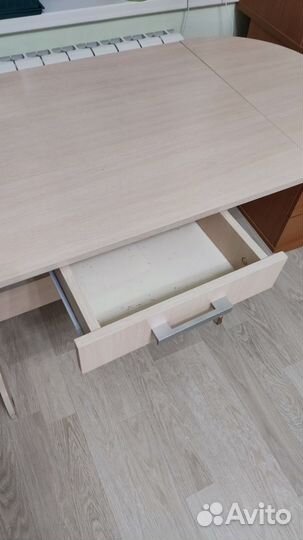 Кухонный стол раскладной овальный