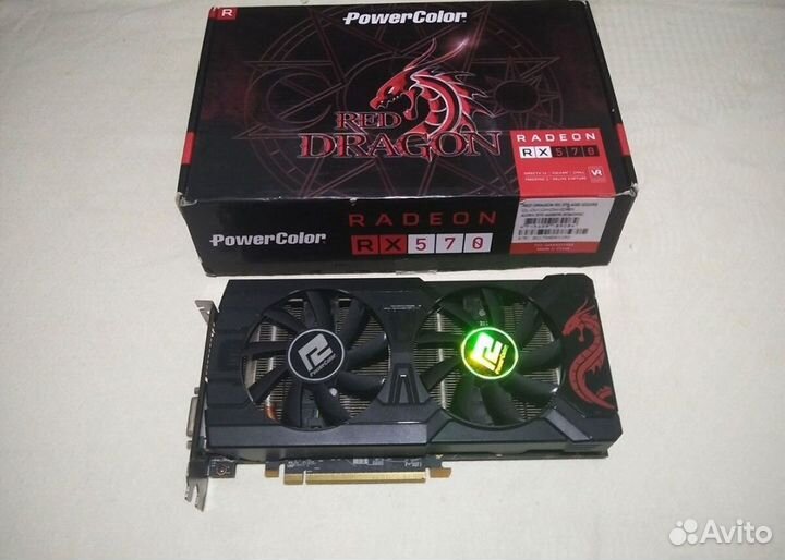 Видеокарта PowerColor RX570 4gb