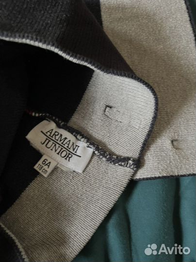 Комплект шапка и шарф для мальчика armani