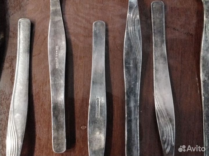 Набор столовых приборов мельхиор СССР