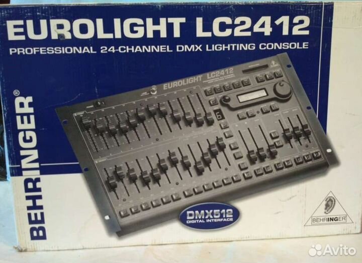 Световой пульт DMX контроллер Behringer LC2412
