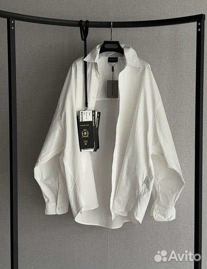 Рубашка белая женская balenciaga
