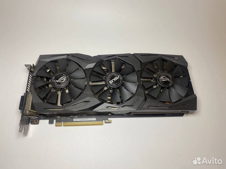 Игровая видеокарта asus strix 1070 OC 8GB