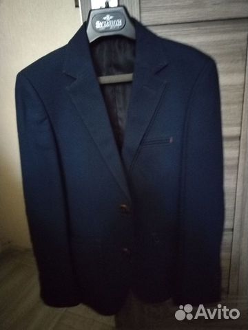 Школьный пиджак для мальчика 134 синий