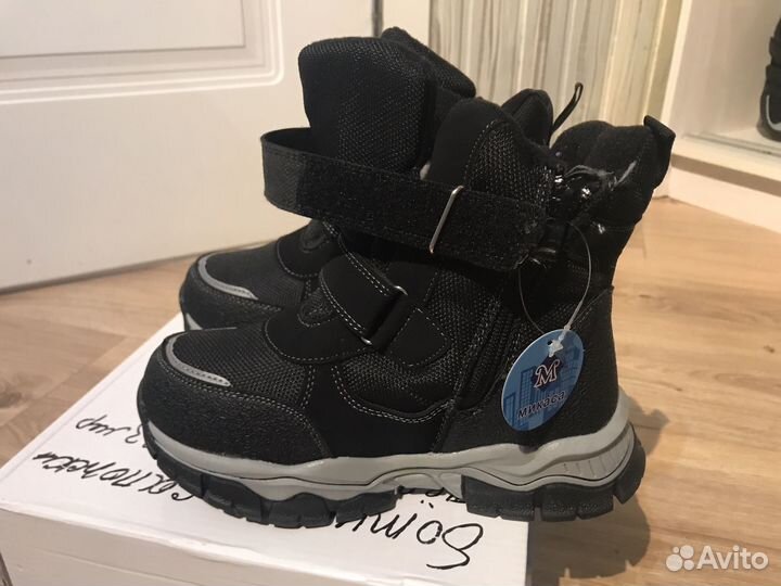 Ботинки зимние для мальчика 34