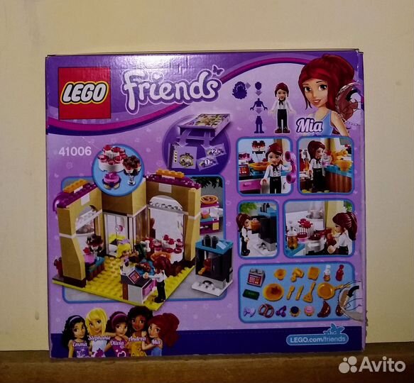 Lego friends набор 41006 центральная кондитерская