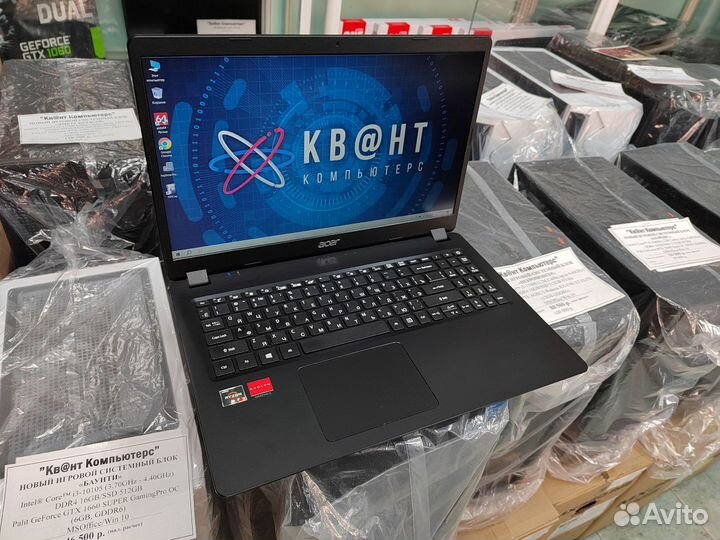 Новенький ноутбук Acer Ryzen 3200 8gb RX 540X