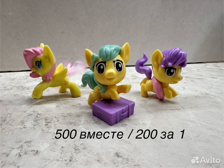 My little pony игрушки фигурки