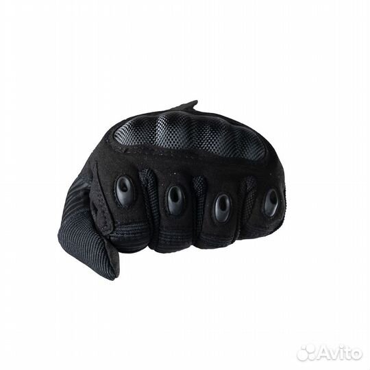 56613 Перчатки тактические со вставкой 3, black