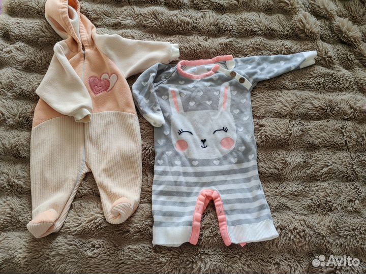 Детские вещи пакетом для девочек 68+