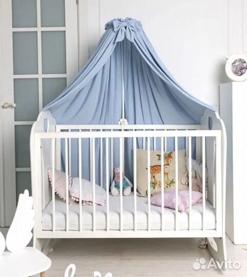 Балдахин на детскую кроватку с держателем