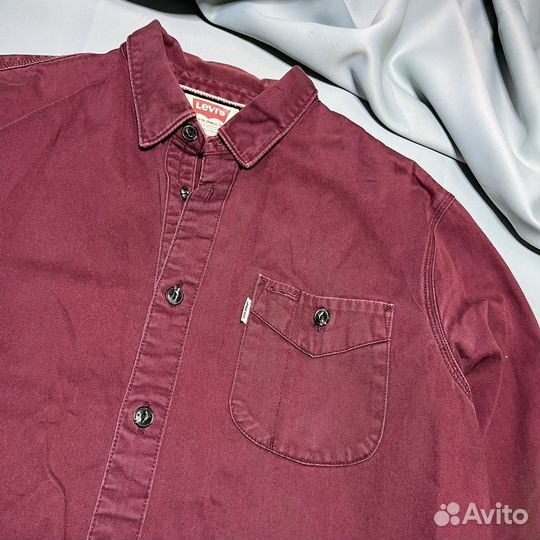 Плотная рубашка levis vintage