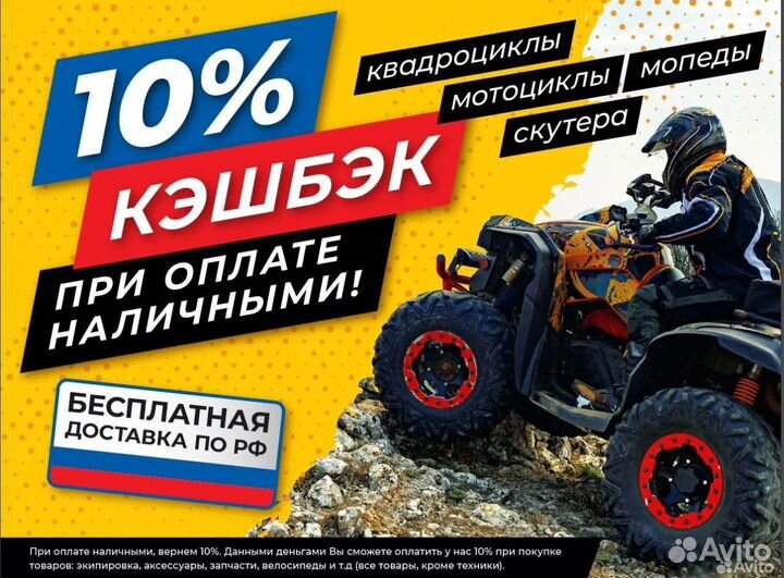 Квадроцикл (ATV) серия 4+, bullet 150