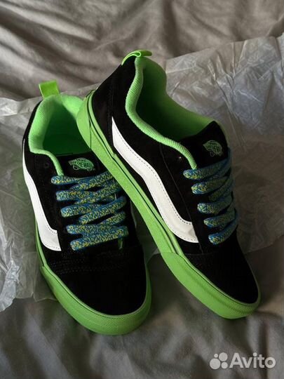 Vans Knu skool pop outsole green