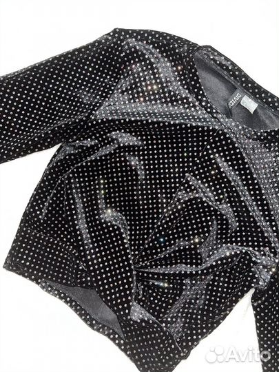 Сияющий топ с длинным рукавом H&M