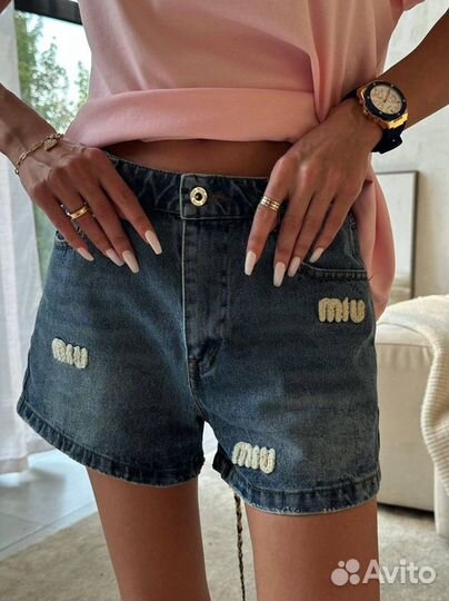 Шорты miu miu