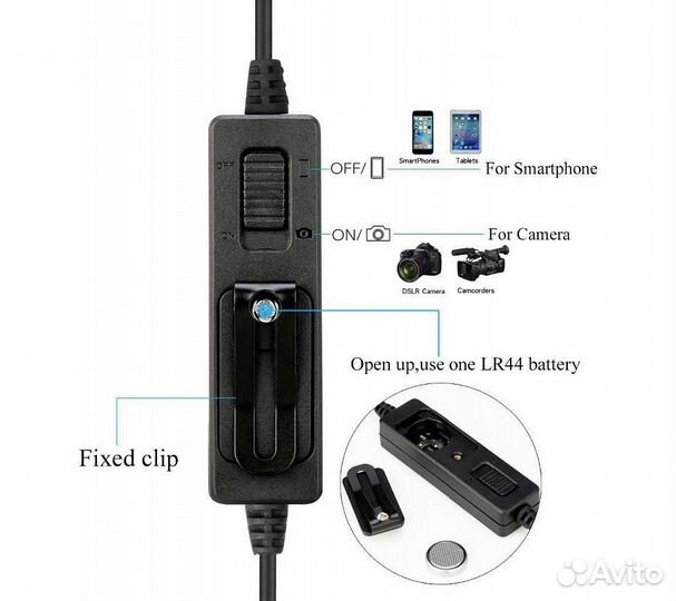 Микрофон Saramonic LavMicro-S петличный стерео