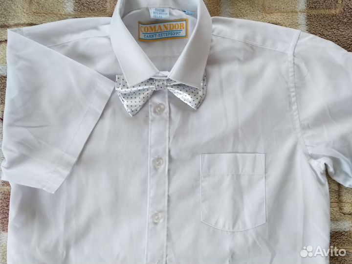 Комплект рубашек на мальчика с галстуками