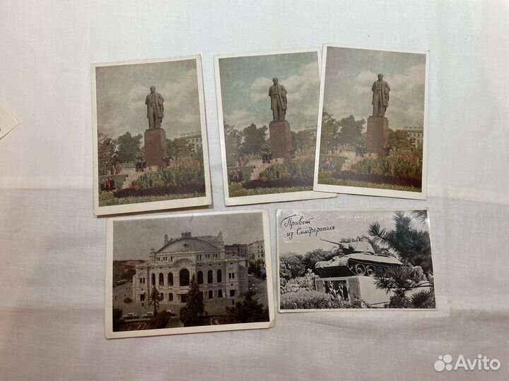 Открытки, фотокарточки, наборы, СССР