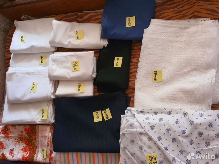 Отрезы тканей новые