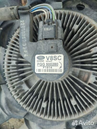 Range rover 3 вентилятор радиатора