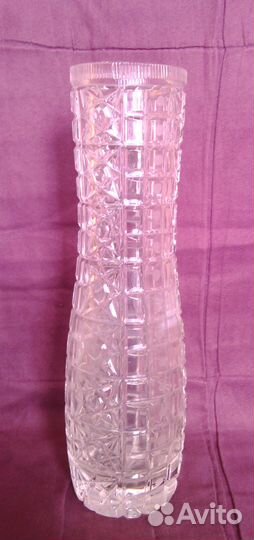 Вазы хрустальные Чехословакия интерьерные