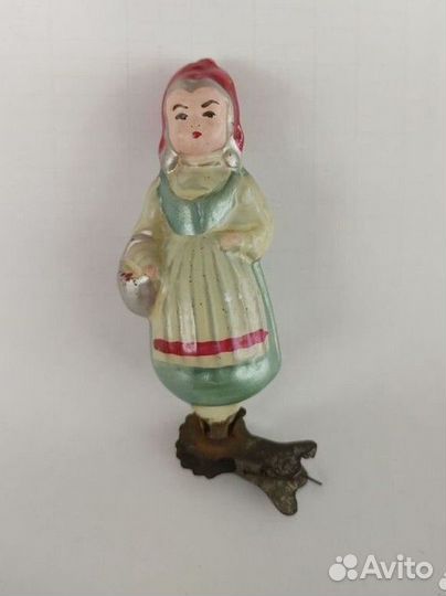 Елочная игрушка Красная шапочка СССР