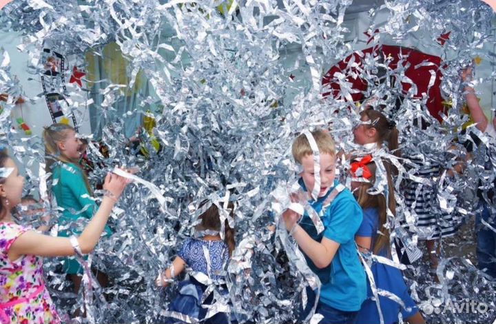 Серебряное шоу. Серебряная дискотека. Фольга