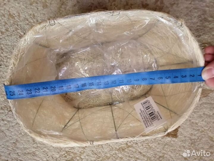 Флористические кашпо из сизаля