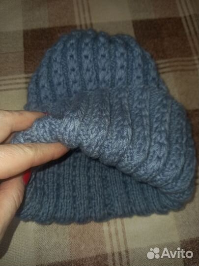 Комплект шапка и шарф-манишка ручная работа