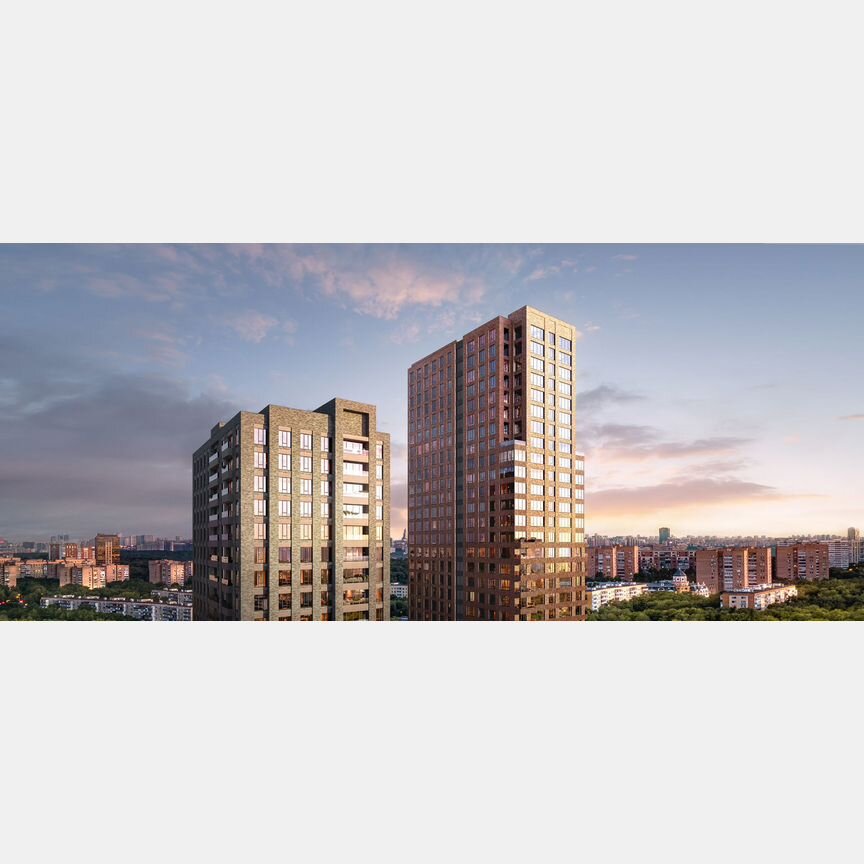 2-к. квартира, 54,2 м², 7/23 эт.