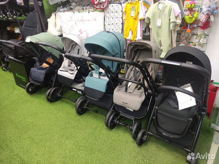 Прогулочные коляски с реверсивным блоком