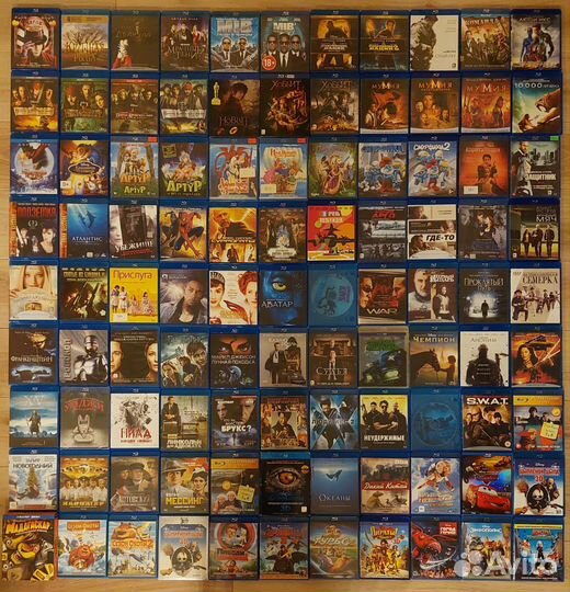 Подборка blu-ray дисков, лицензия