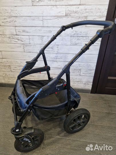 Коляска 3 в 1 из эко кожи