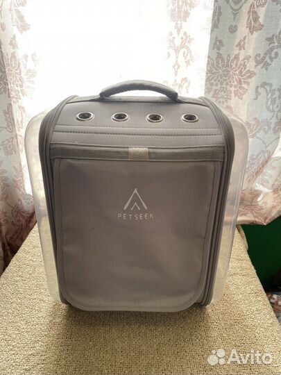 Рюкзак переноска Petseek для кошек и мелких собак