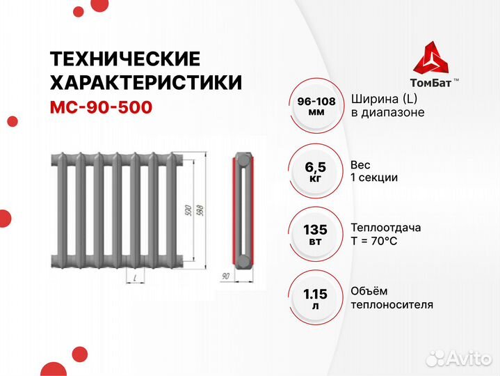 Радиатор отопления чугунный
