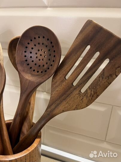 Деревянный кухонный набор